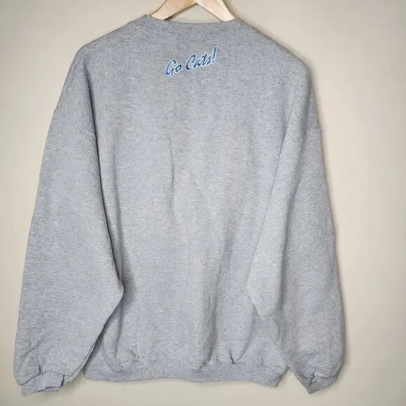 Vintage 90s Kentucky Wildcats Sweatshirt Spellout XL College University Football - Picture 8 of 11